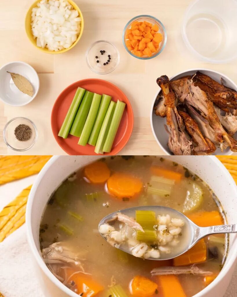 Hearty Barley Turkey Soup