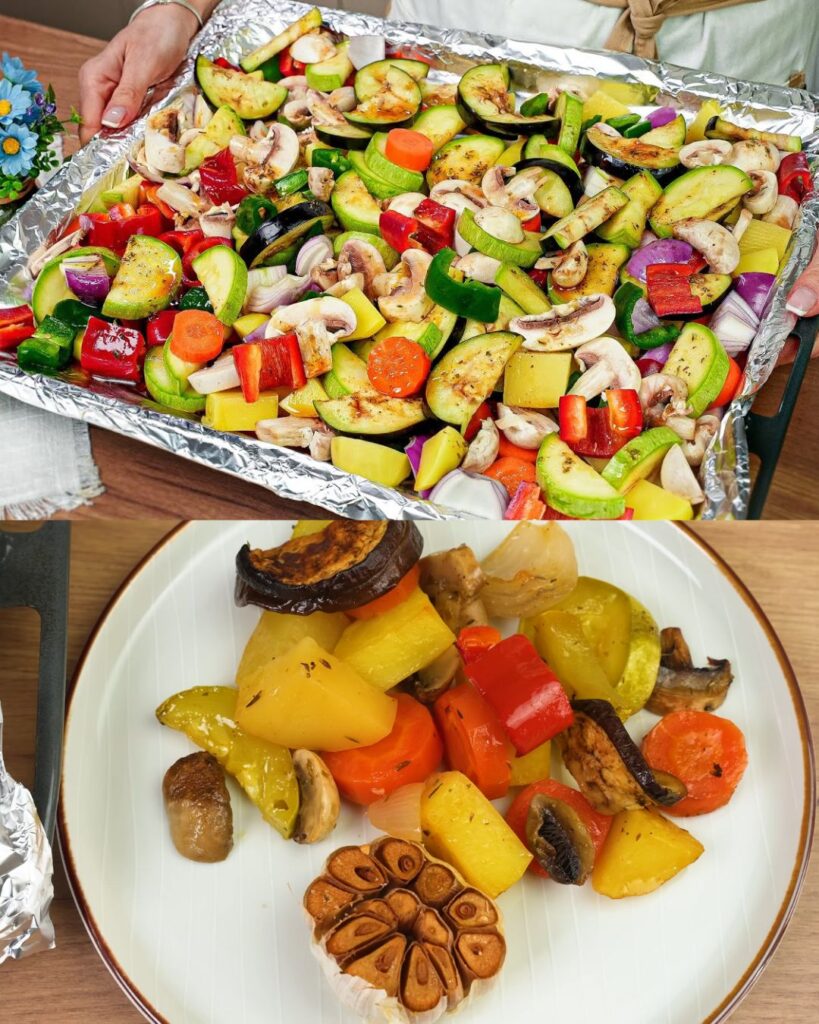 Baked Vegetables Taste Better Than Meat! finished dish