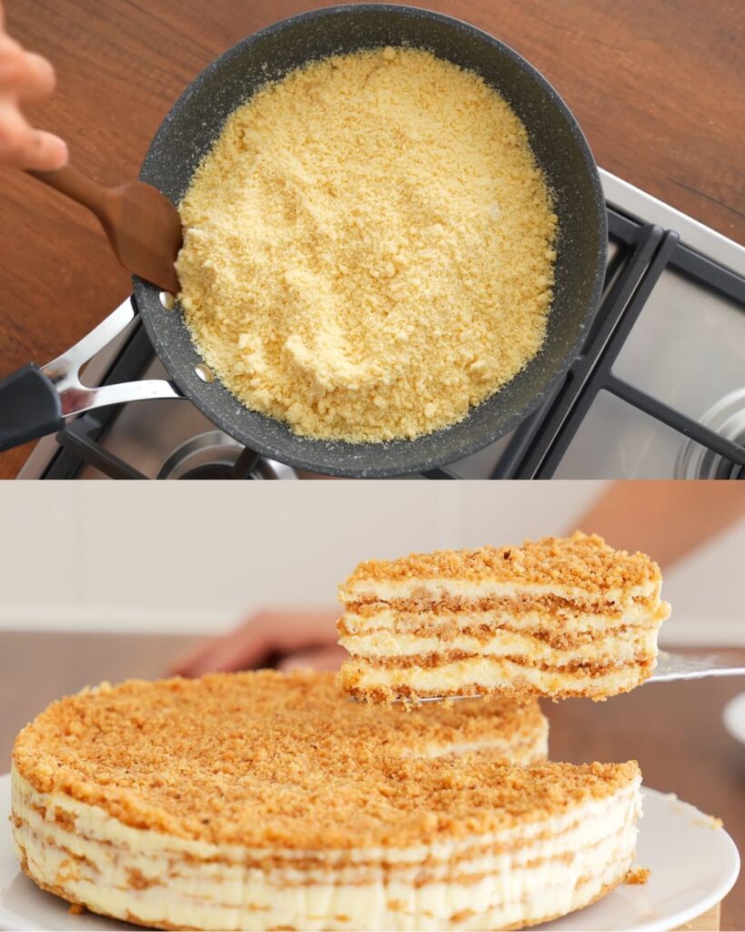 Creamy Sour Cream Cake Recipe