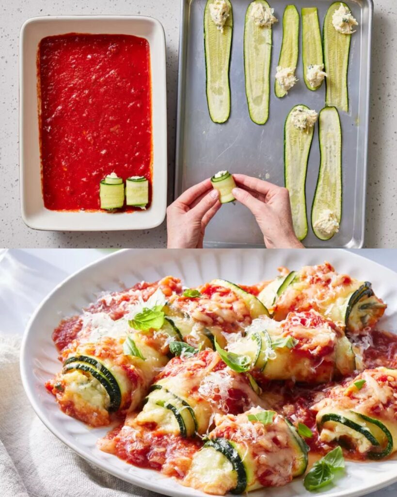 Low-Carb Zucchini Lasagna with Ricotta and Mozzarella