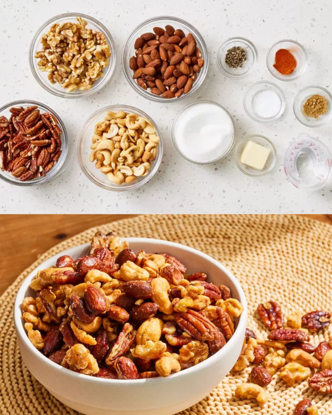 Sweet and Spicy Mixed Nuts Recipe