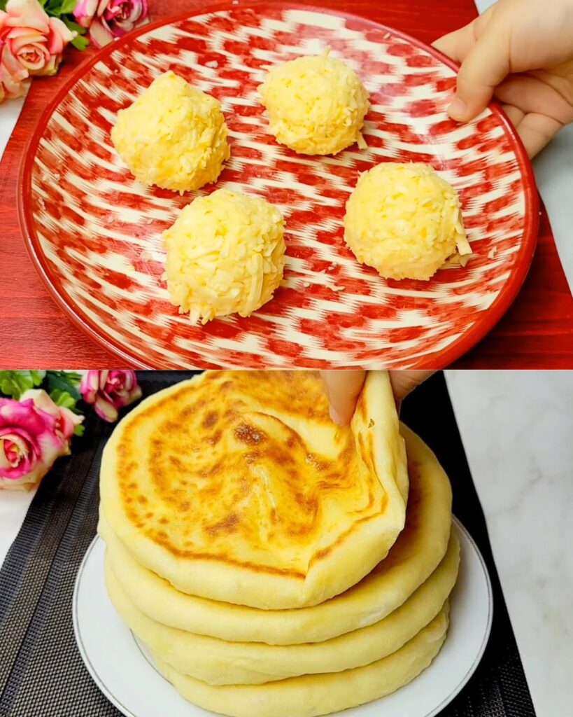 Quick Khachapuri in 10 Minutes with Kefir