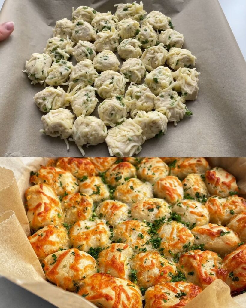 Easy Garlic and Cheese Pizza Rolls
