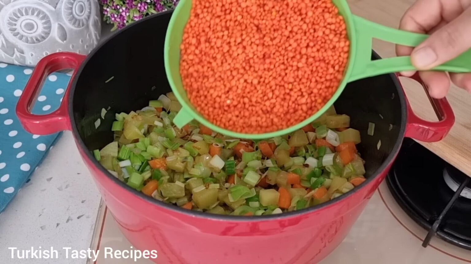 Leek and Lentil Soup with Spiced Butter Sauce Greenku Recipes