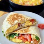 Egg Tortilla Breakfast Wrap