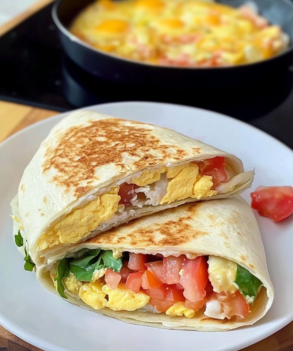 Egg Tortilla Breakfast Wrap