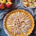 Classic German Apple Tart with Vanilla and Almond Flakes
