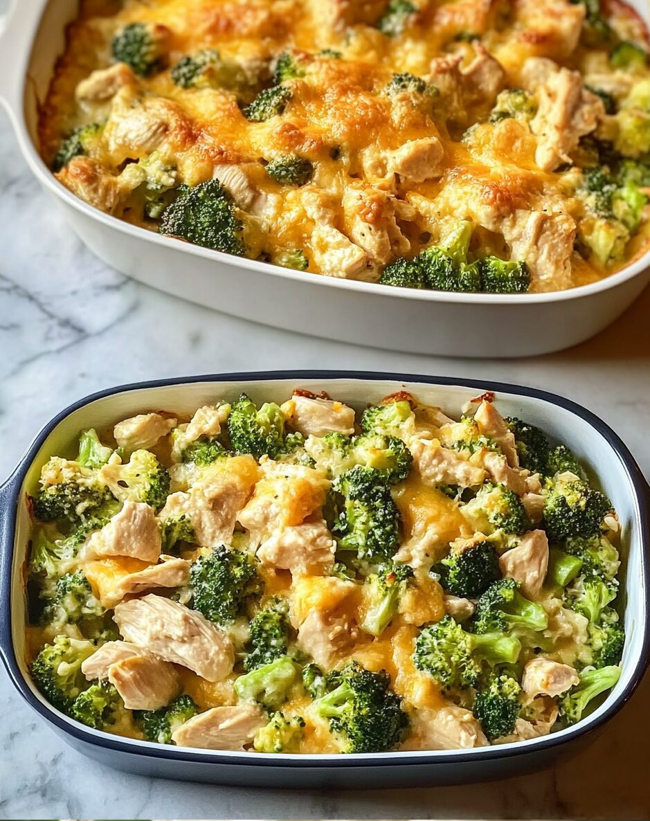 Cheesy Chicken Broccoli Casserole