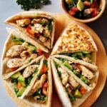 Chicken and Avocado Stuffed Pita Pockets Chicken and Avocado Stuffed Pita Pockets