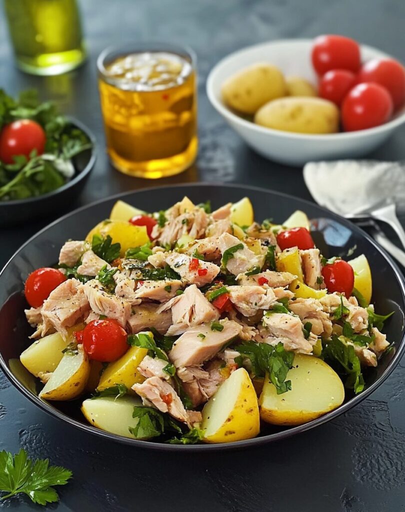 Mediterranean Tuna Salad with Potatoes