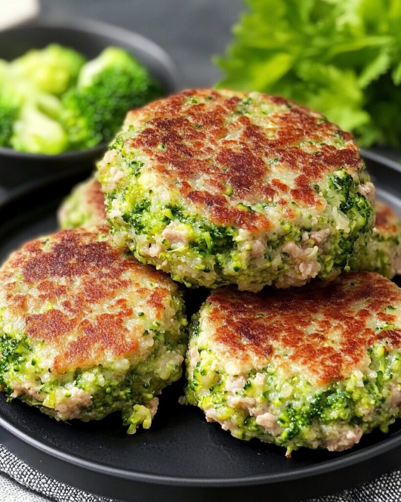 Broccoli and Minced Meat Patties