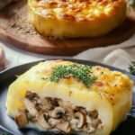 Classic Potato Zrazy with Chicken and Mushroom Filling