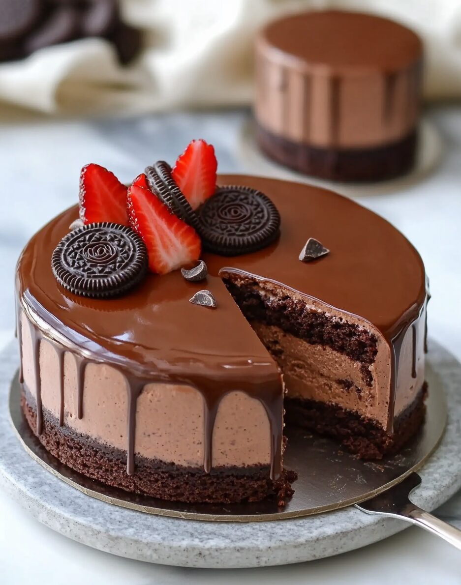 Oreo Chocolate Mousse Cake