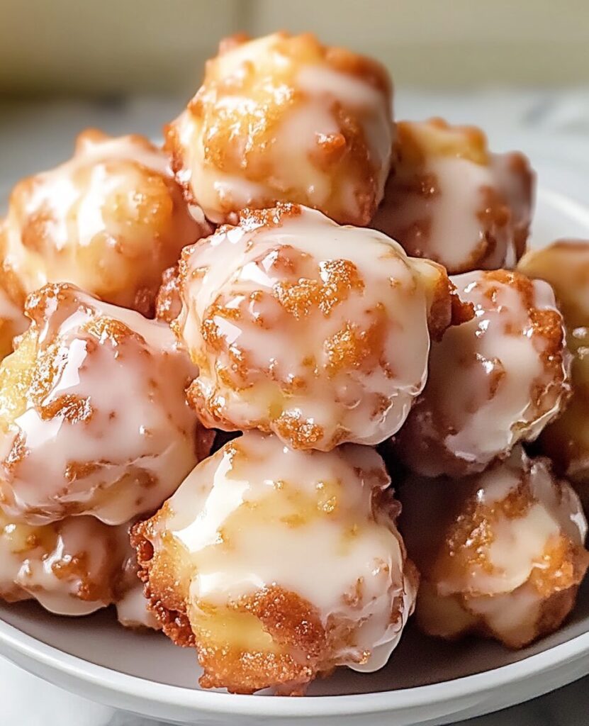 Apple Fritter Bites finished dish