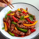 Stir-Fried Beef with Sweet Peppers and Ginger Soy Sauce Stir-Fried Beef with Sweet Peppers and Ginger Soy Sauce