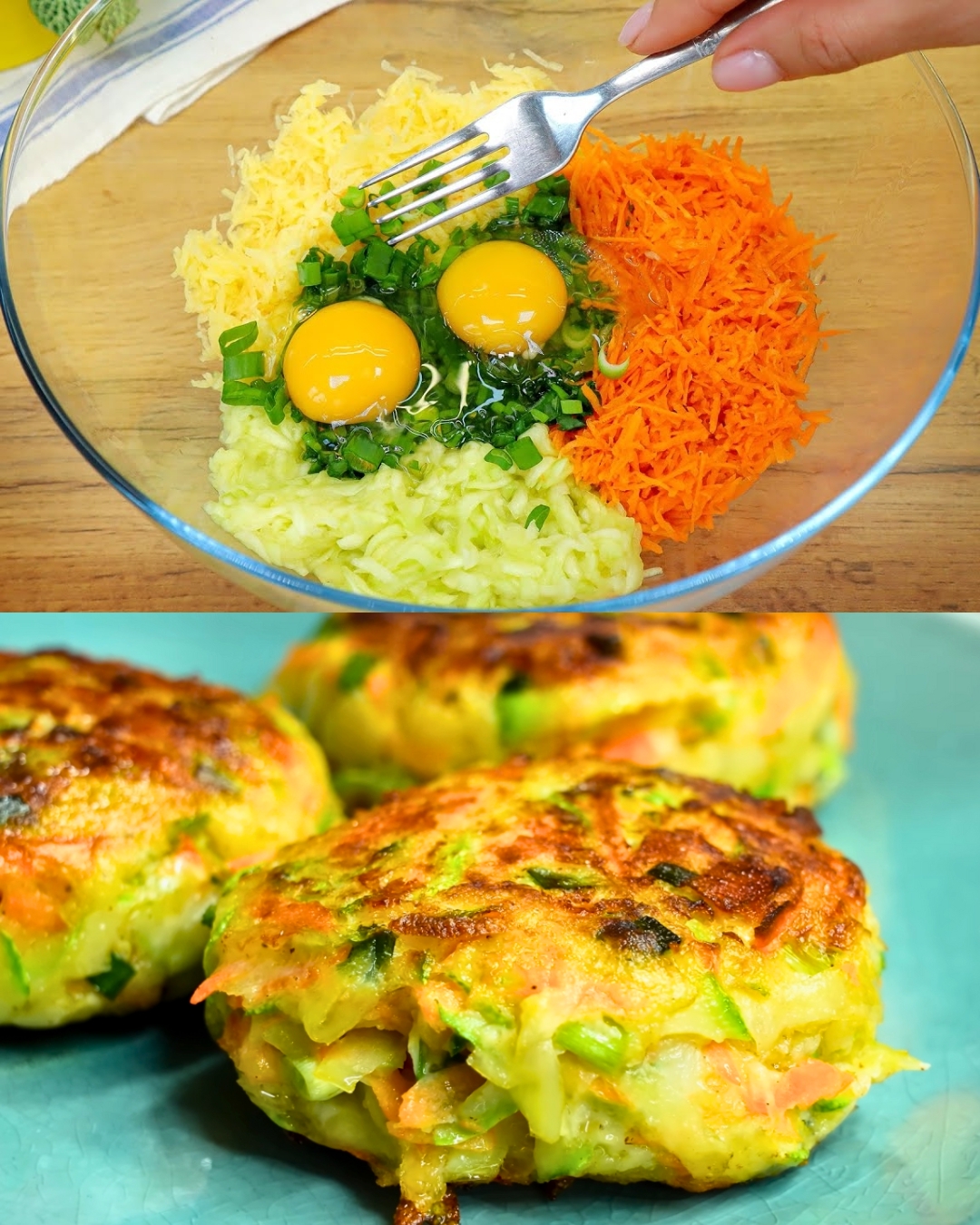 Zucchini and Potato Fritters
