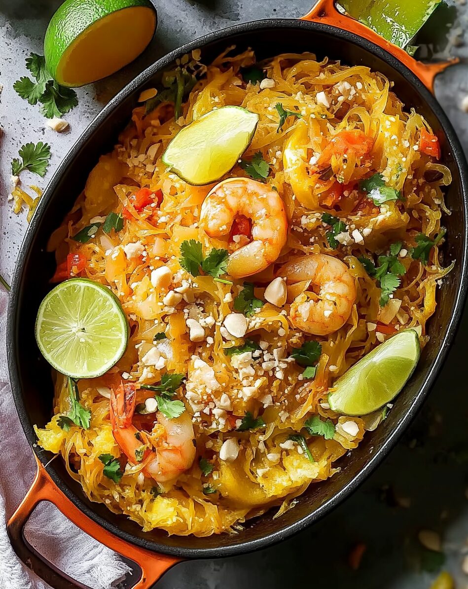 Spaghetti Squash Pad Thai