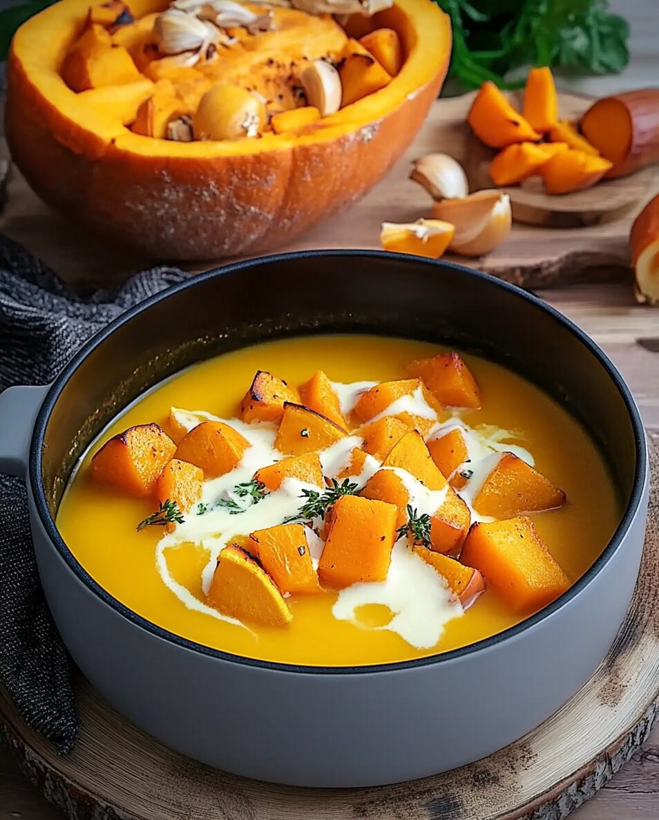 Creamy Pumpkin and Vegetable Soup