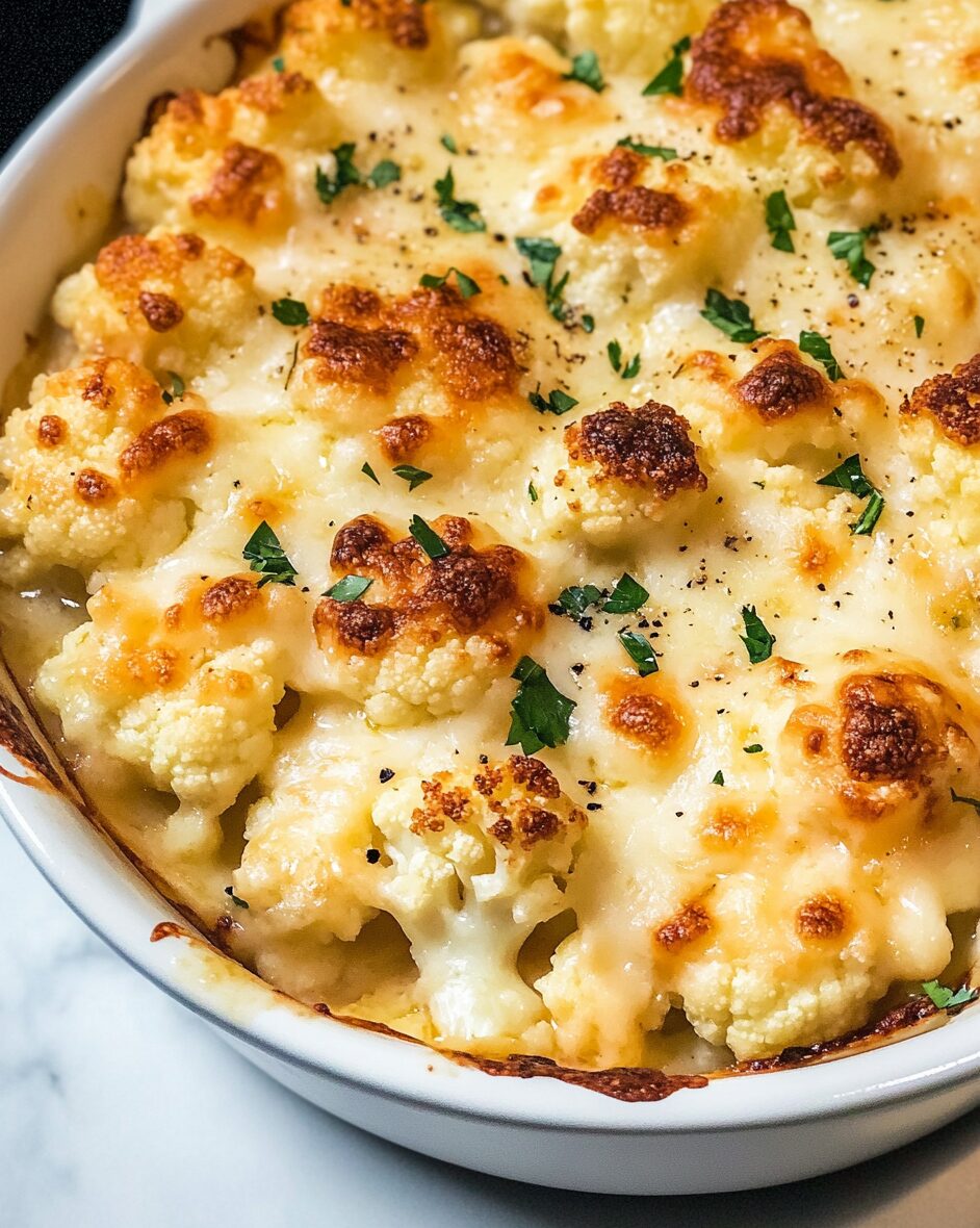 Cheesy Cauliflower Bake