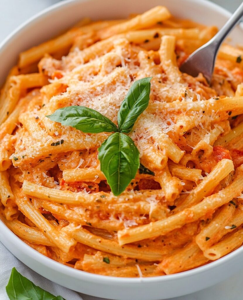 Tomato Ricotta Pasta Recipe finished dish