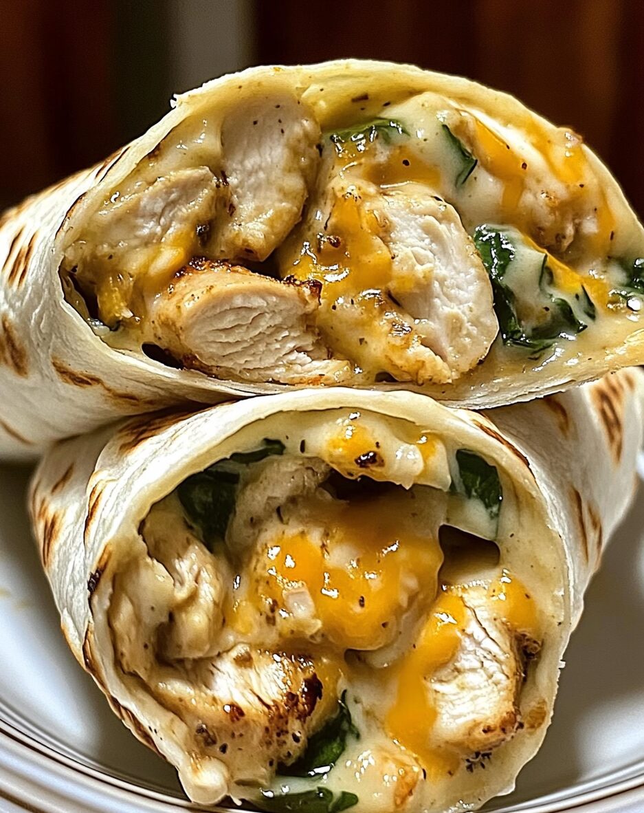 Cheesy Garlic Chicken Wraps: A Quick, Flavor-Packed Meal for Every Occasion