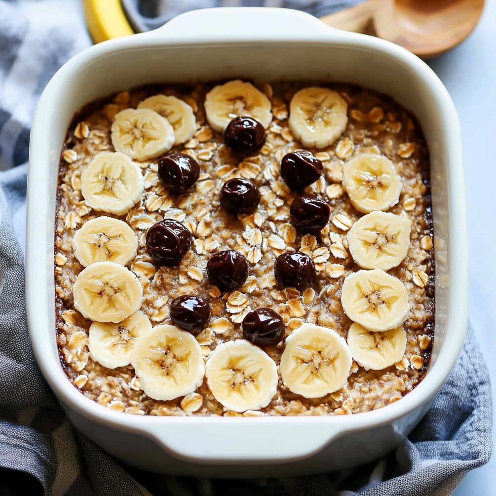 High-Protein Banana Bread Baked Oatmeal