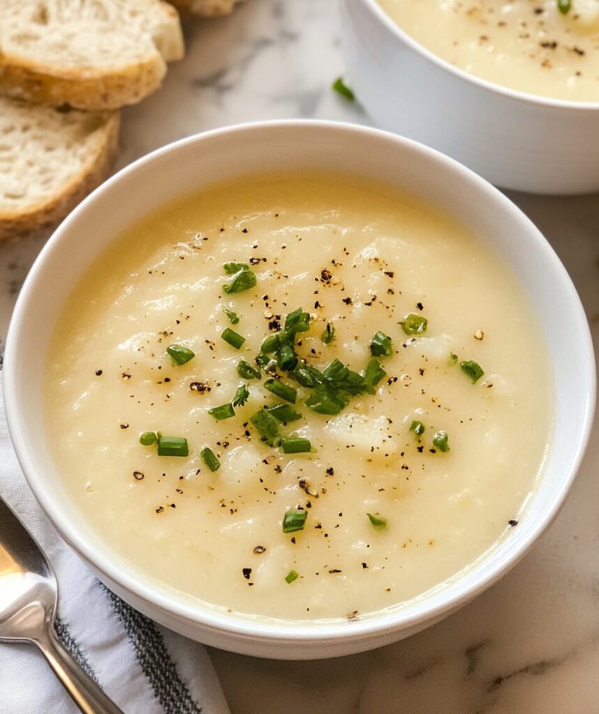 Old-Fashioned Potato Soup finished dish