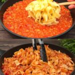 Tagliatelle with Hearty Meat and Tomato Sauce Tagliatelle with Hearty Meat and Tomato Sauce