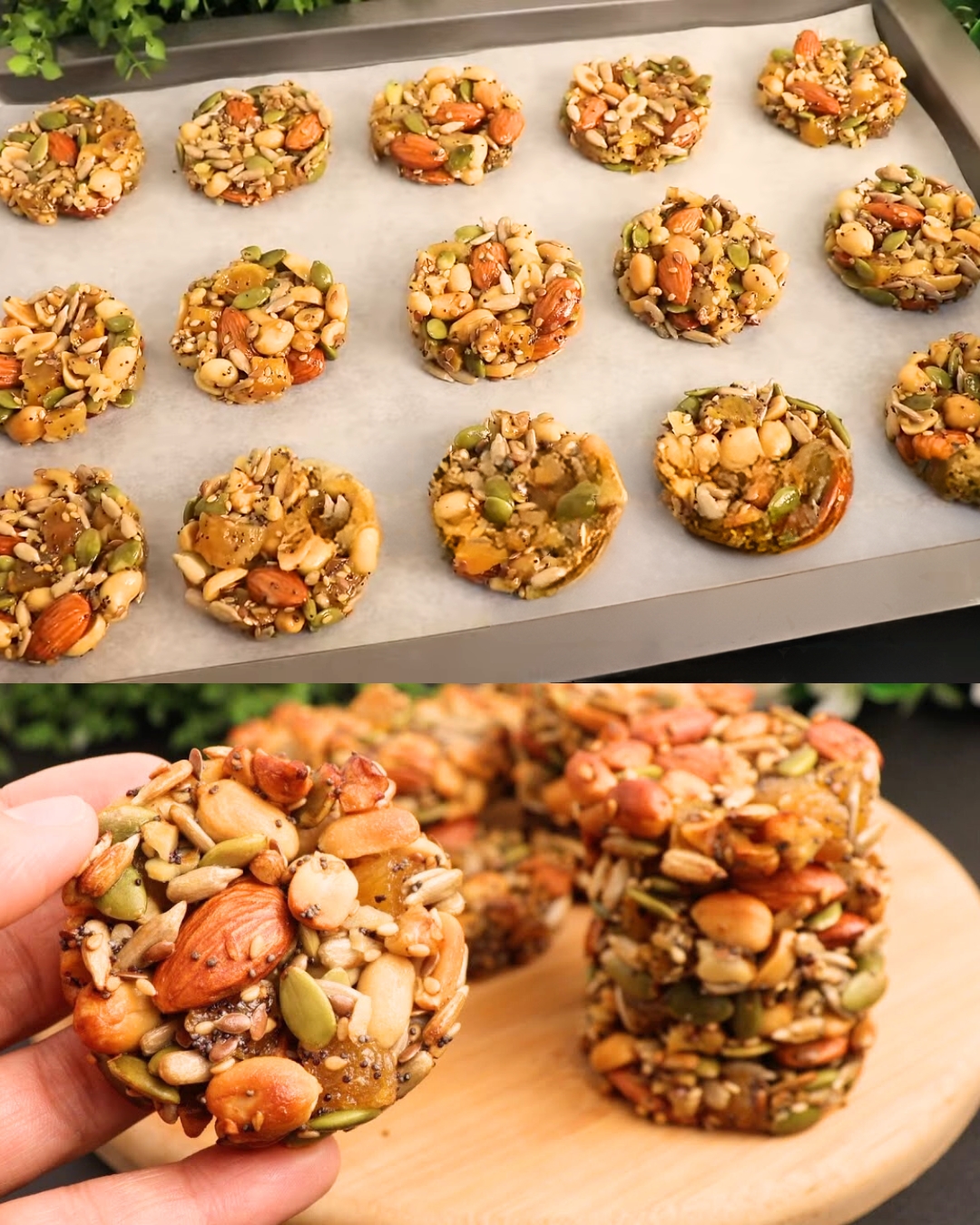 Honey Nut Seed Cookies Recipe