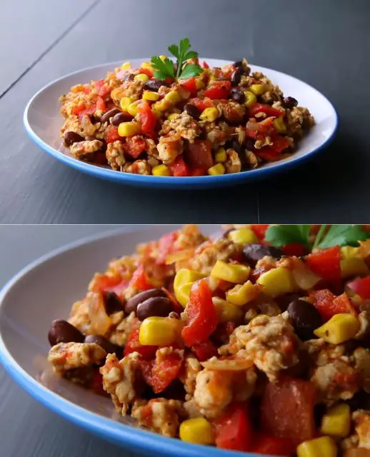 Turkey Chili with Red Beans and Sweet Corn