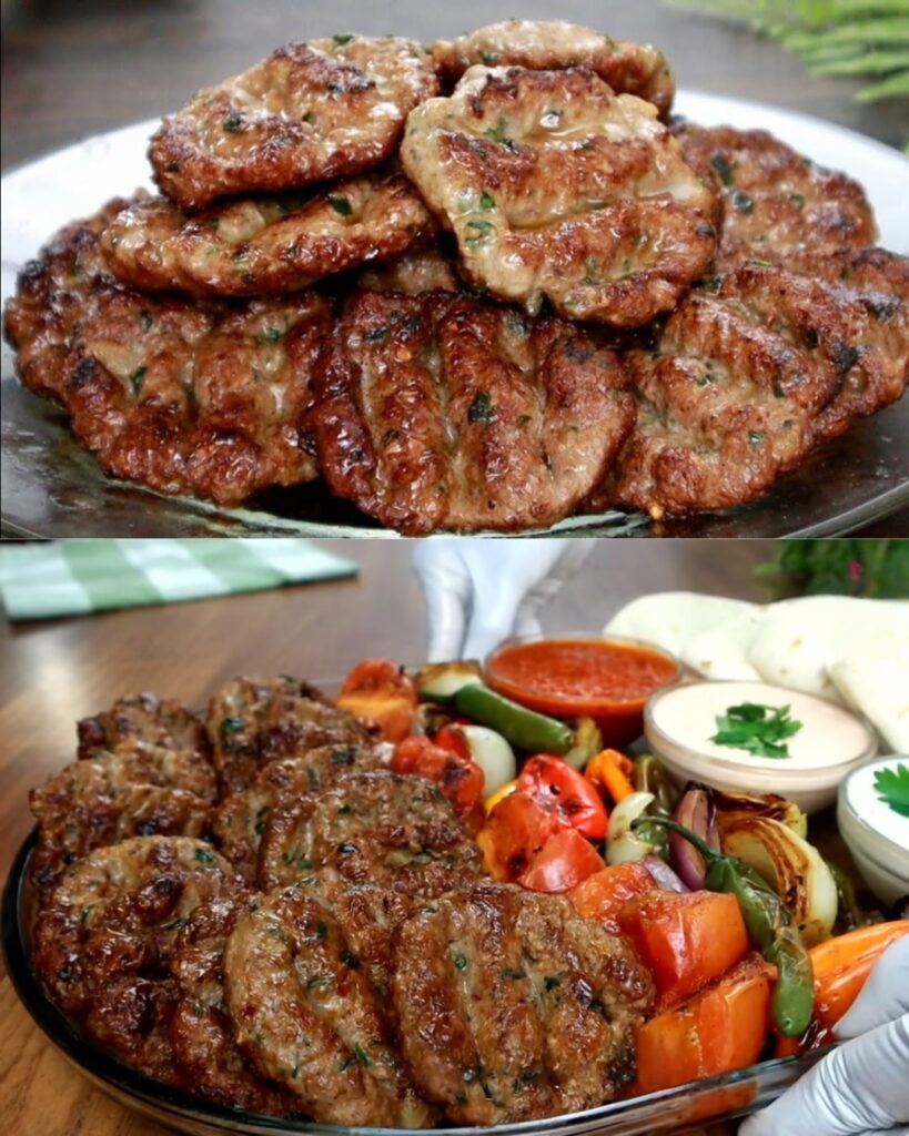 Lamb Kebab with Three Sauces
