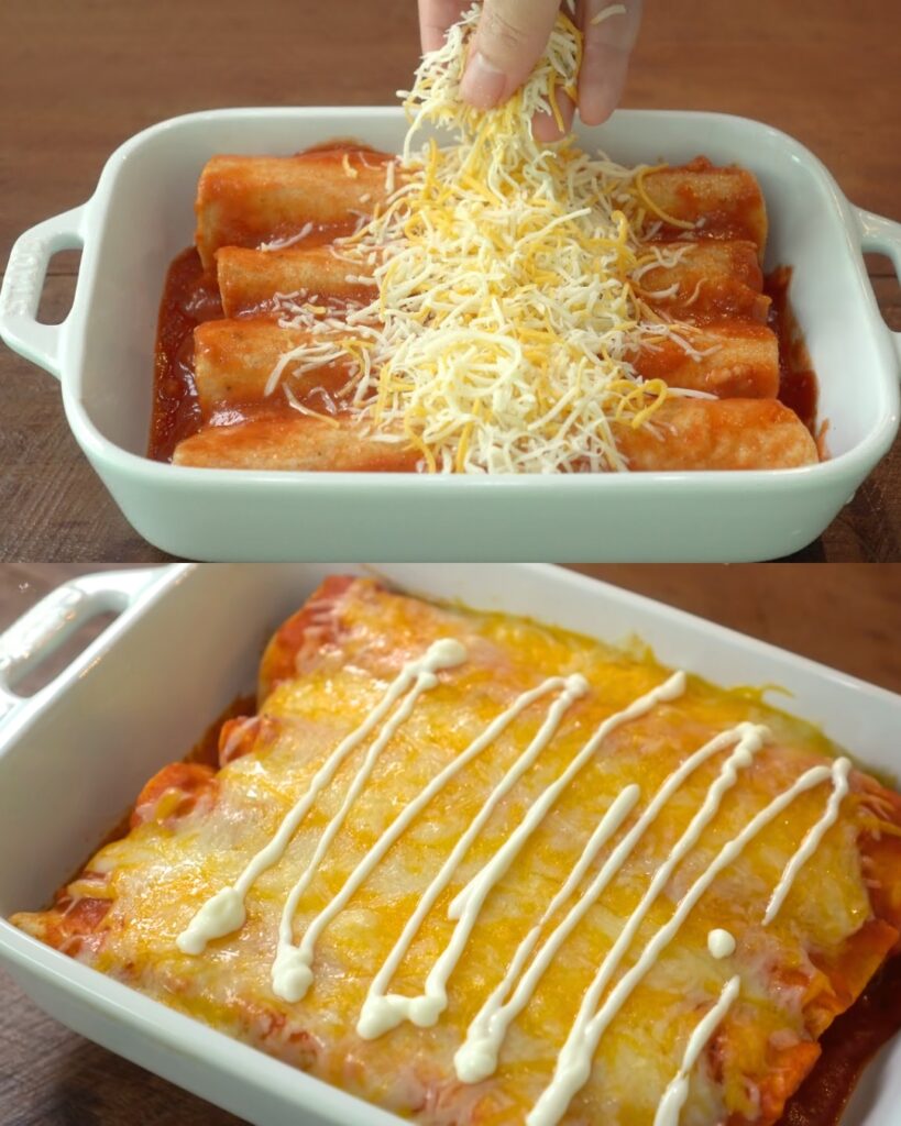 Chicken Enchiladas with Homemade Sauce
