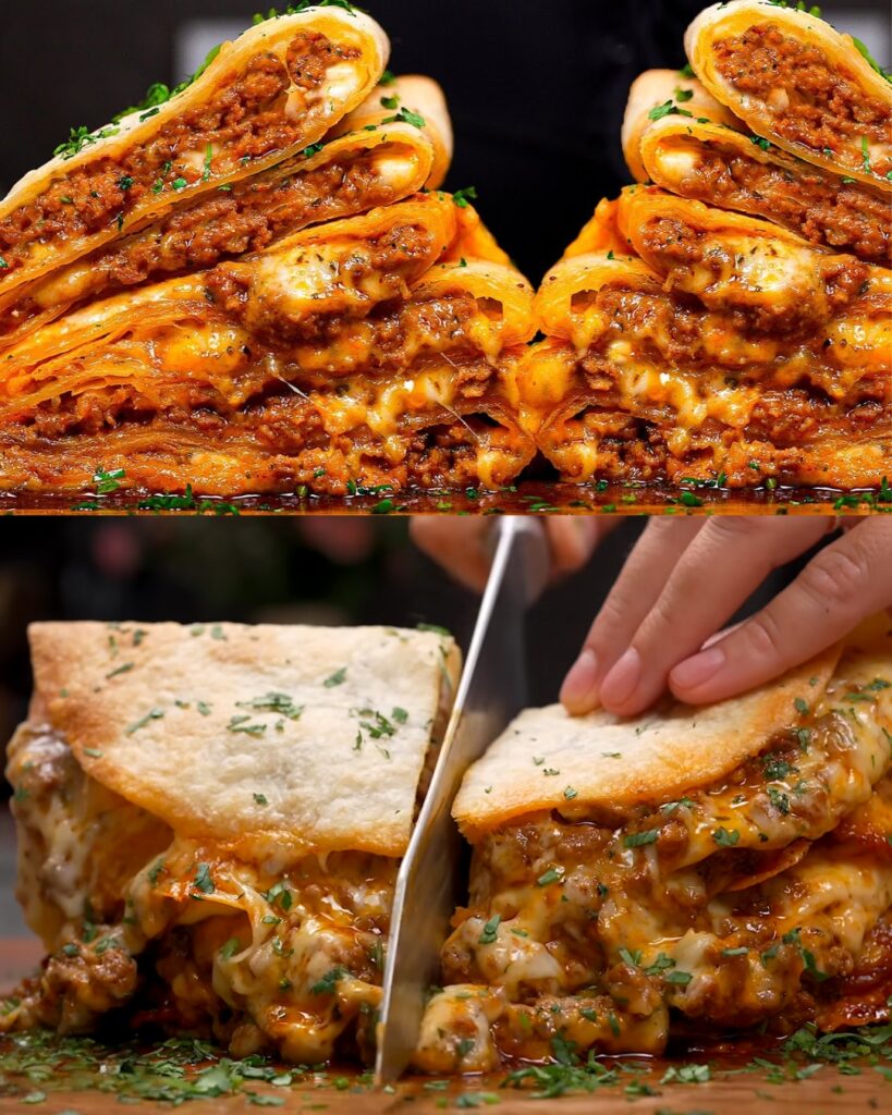 Cheesy Beef Quesadillas