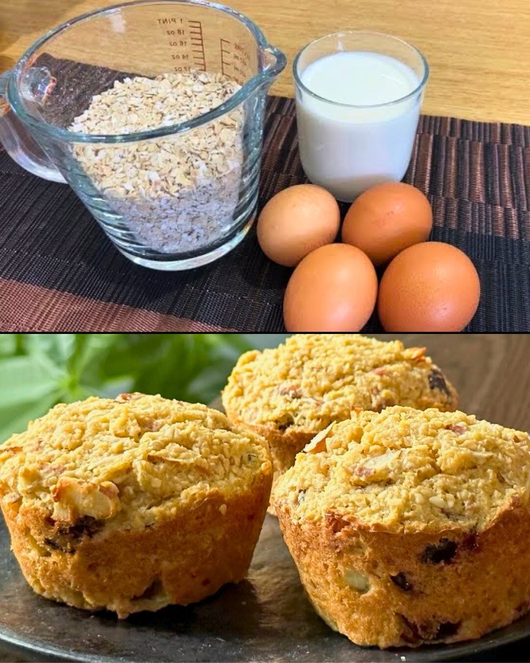 Applesauce Oat Muffins