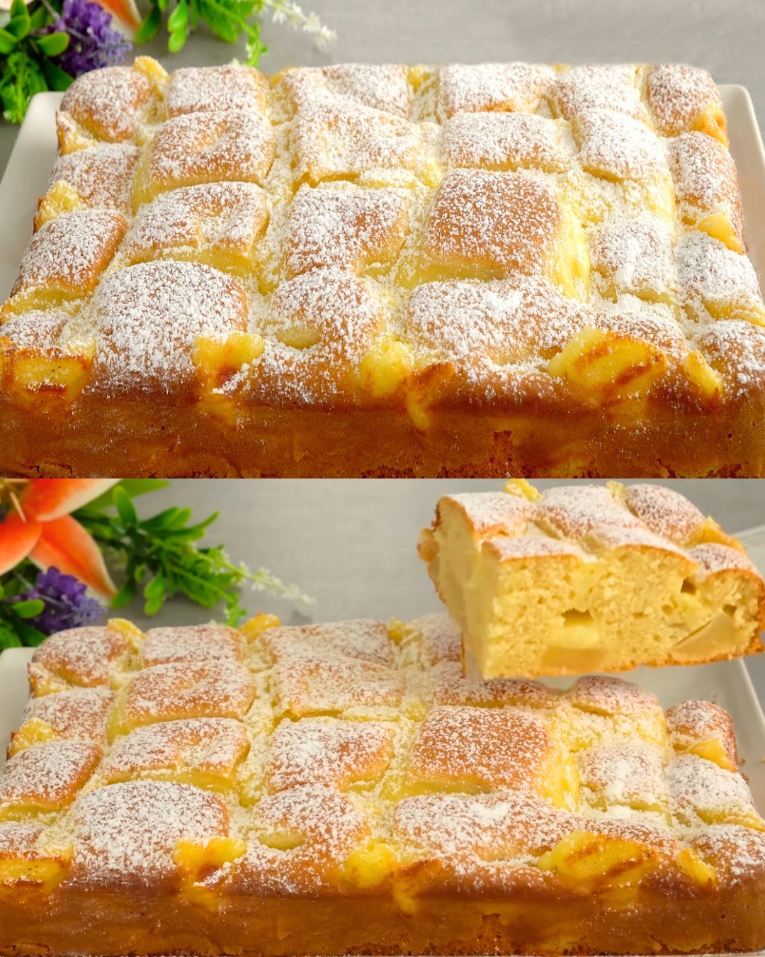 Pear and Pudding Layer Cake