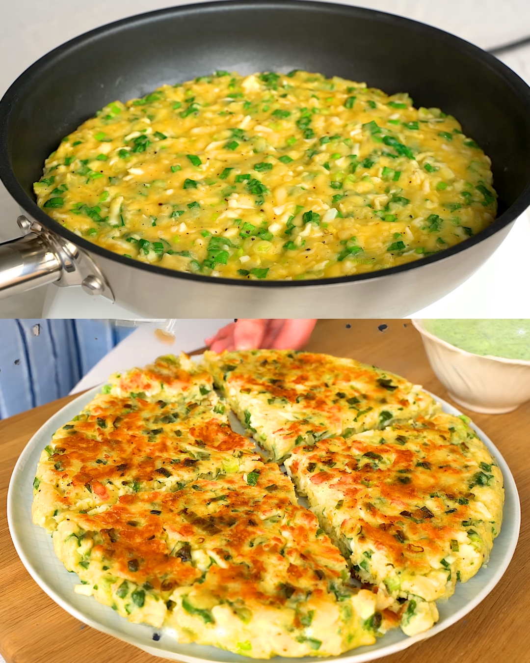 Potato Patties with Cheese and Herbs