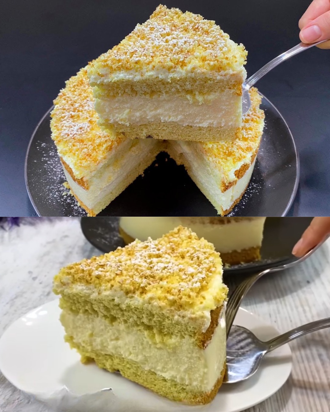 Orange Cream Layer Cake