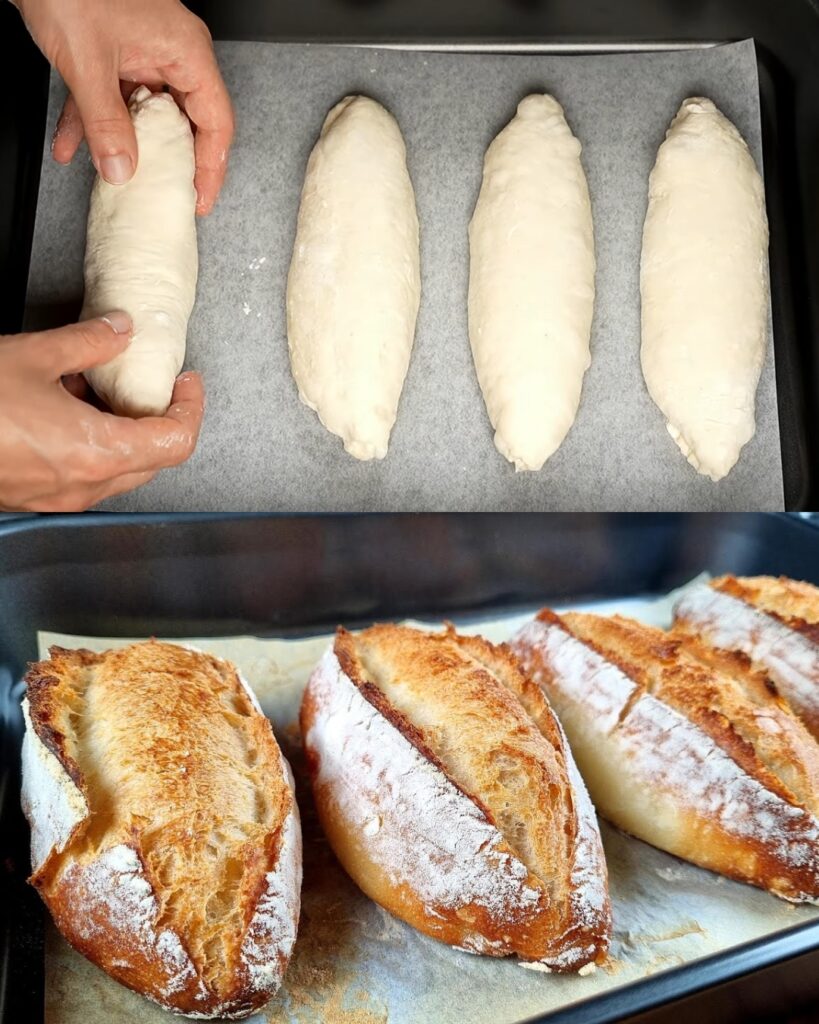 Crispy Flaky Bread Rolls finished dish