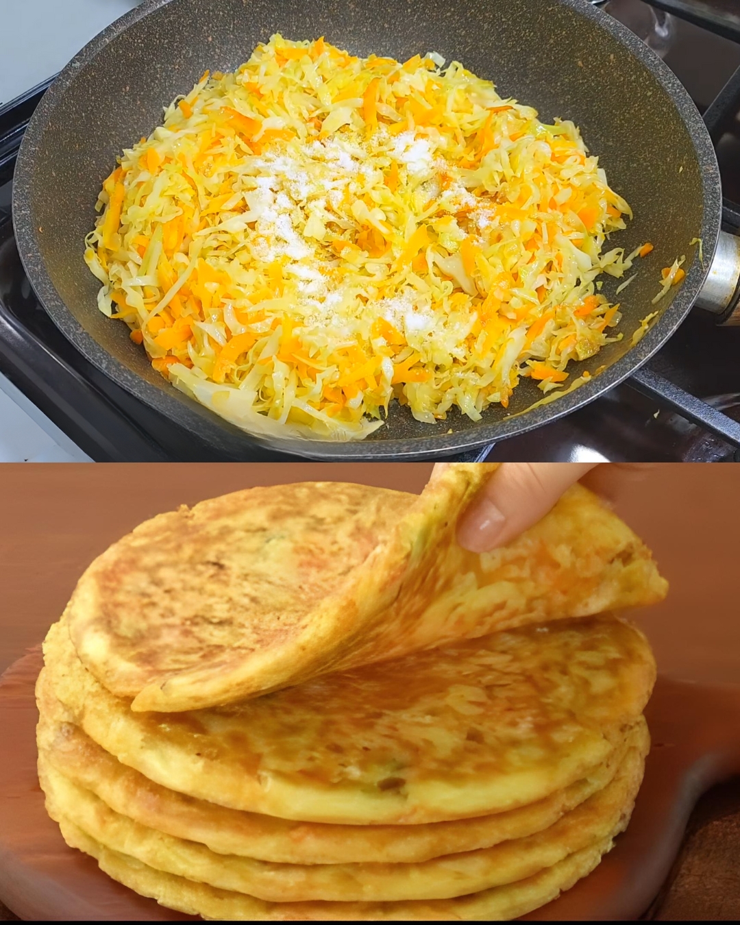 Savory Cabbage and Carrot Fry Recipe