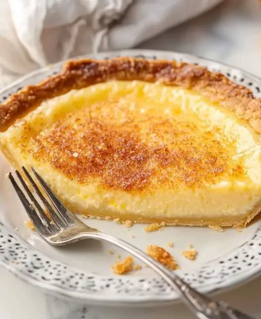 Classic Egg Custard Pie