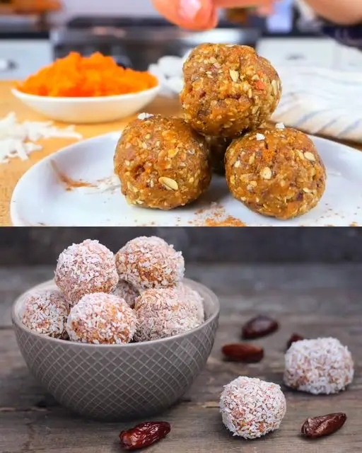 Carrot Cake Energy Balls with a Pop of Protein