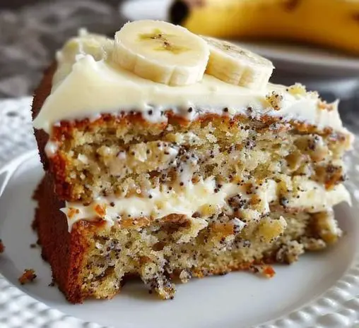 Banana Bread Cake with Cream Cheese Frosting