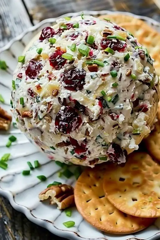 Cranberry Pecan Cheese Ball: A Savory and Sweet Party Appetizer