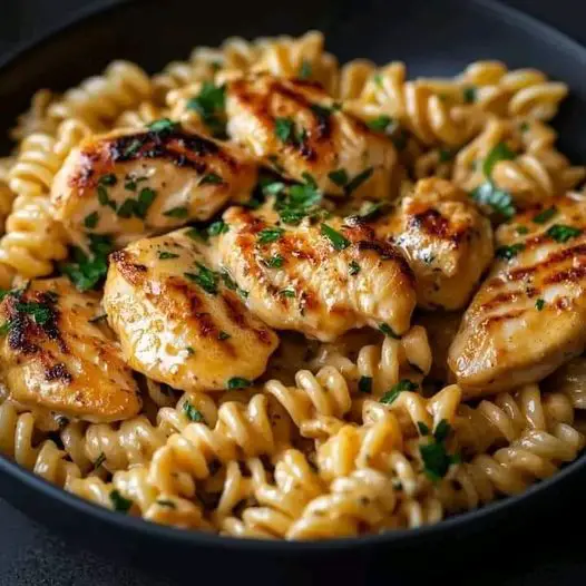 Creamy Garlic Parmesan Chicken Pasta