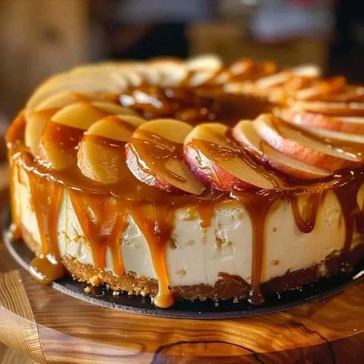 Caramel Apple Cheesecake