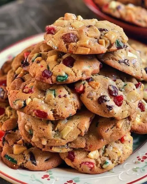 Classic Holiday Fruit and Nut Cookies