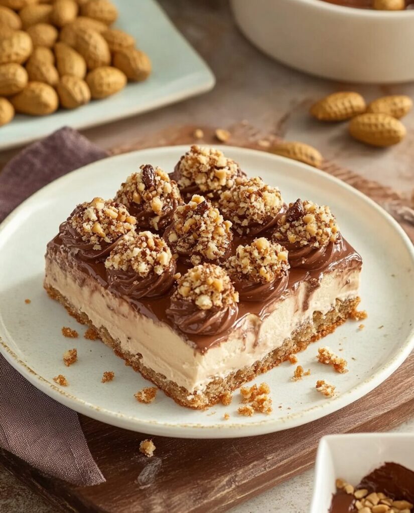 Nutella Tiramisu with Coffee and Peanut Crunch
