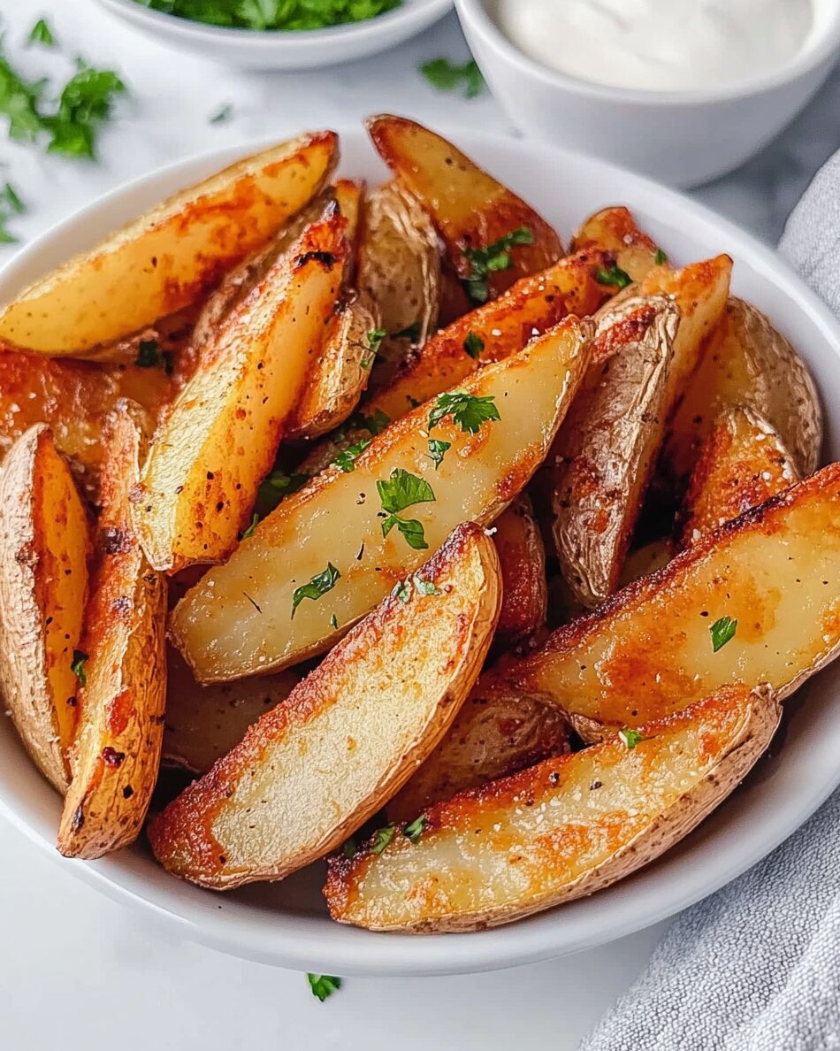 Crispy Air Fryer Potato Wedges