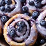 Blueberry Cinnamon Rolls with Tangzhong Dough and Cream Cheese Frosting Blueberry Cinnamon Rolls with Tangzhong Dough and Cream Cheese Frosting