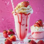Strawberry Cheesecake Milkshake Strawberry Cheesecake Milkshake